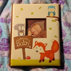 Welcome baby fox, squirrel, owl, baby memory book